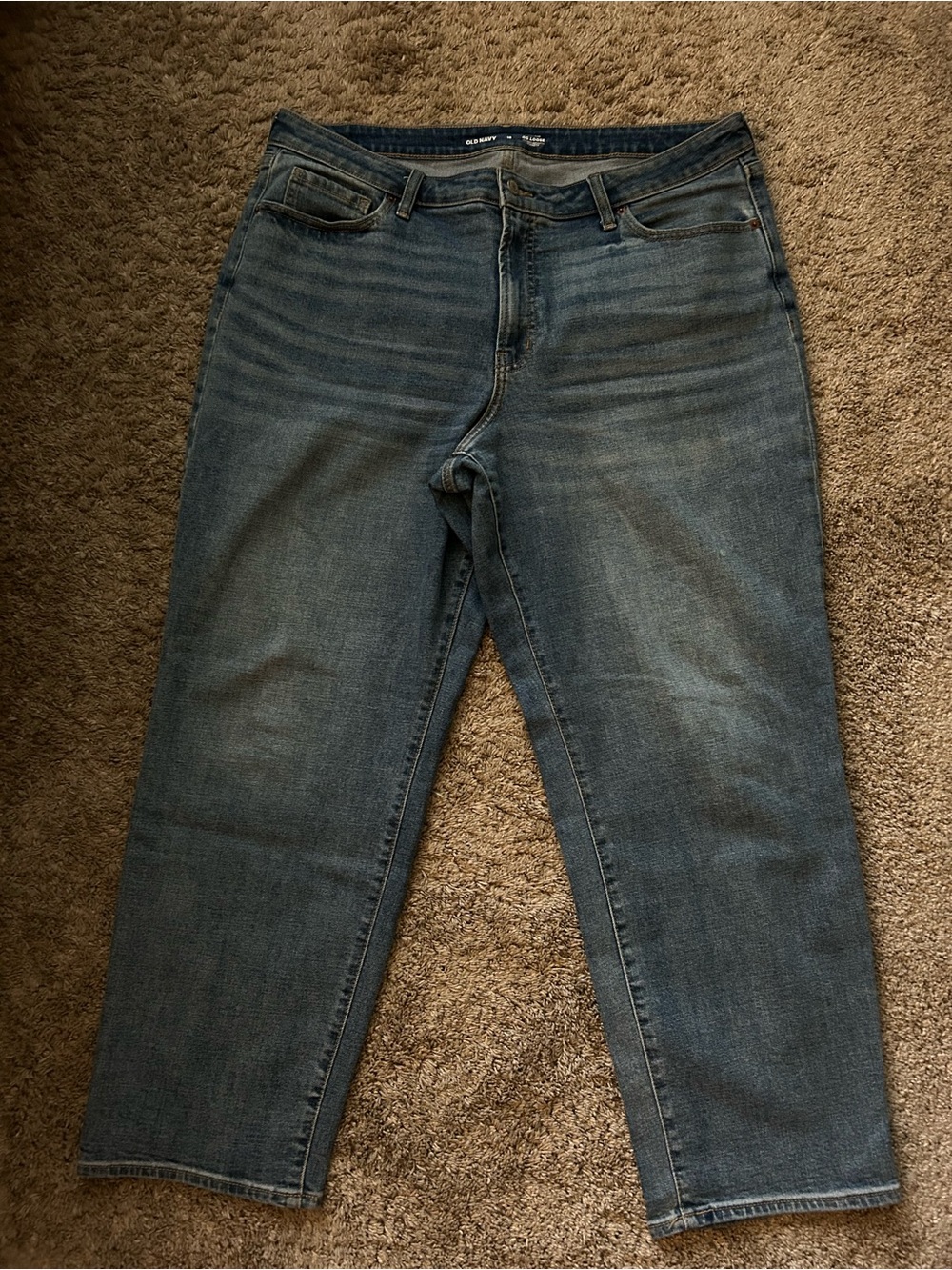 Old Navy Women's Blue OG-Loose Jeans
